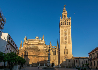 Fototapeta na wymiar The Cathedral of Saint Mary of Seville, Spain