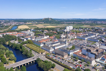 Saarland Saarlouis Stadt Luftaufnahme