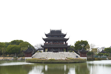 A famous tourist destination in Suzhou, China.