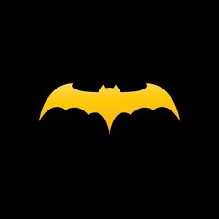 bat ilustration vector icon logo template