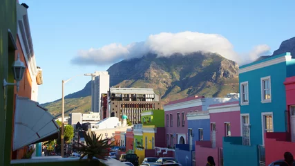 Fotobehang Tafelberg Cape Town under the Table Mountain