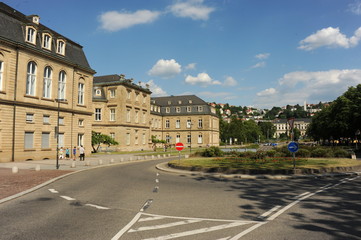 Obraz premium Stuttgart, Straßenzug
