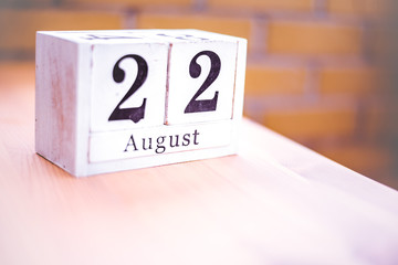 22nd of August - August 22 - Birthday - International Day - National Day