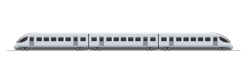 Obraz premium Modern electric high-speed train