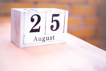 25th of August - August 25 - Birthday - International Day - National Day