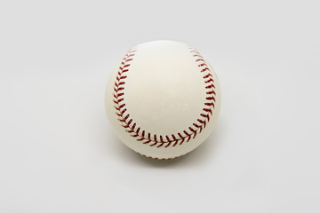 Leather Baseball Isolated on White