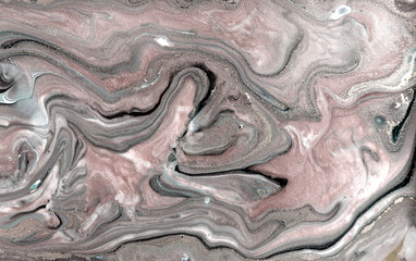 Beige marbling pattern. Golden powder marble liquid texture.