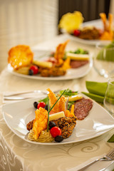 Delicious starter plate