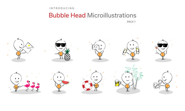 Summer Holiday Pack - BubbleHead Collection