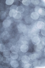 gray abstract bokeh background from nature environment. white blur abstract.  Christmas lights
