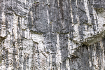 Rock formation in the mountains as a background
