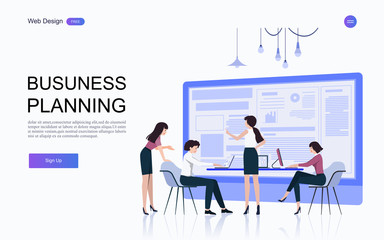 Business concepts for  teamwork. Vector illustration.