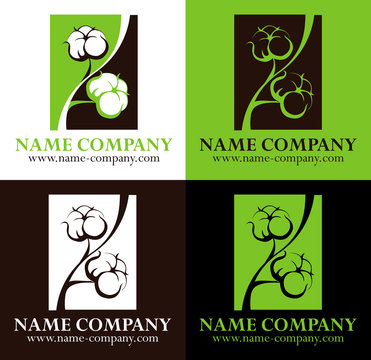 logo fleurs de coton bio