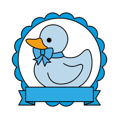 little rubber duck toy icon