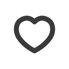 Heart Love icon template black color editable. Heart Love symbol vector sign isolated on white background. Simple logo vector illustration for graphic and web design.