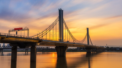 The Yingxiong bridge at nigh