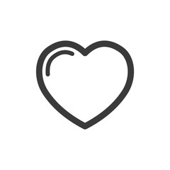 Heart Love icon template black color editable. Heart Love symbol vector sign isolated on white background. Simple logo vector illustration for graphic and web design.