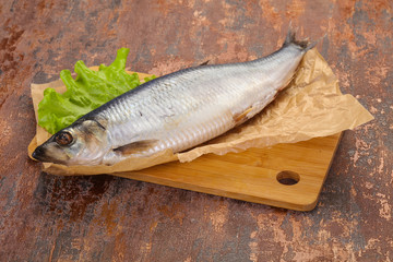 Salted herring fish