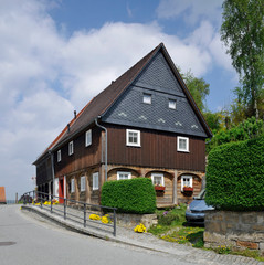 umgebindehäuser in waltersdorf