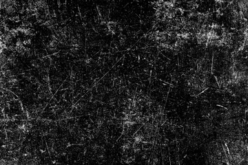 Fotobehang Black and white scratches texture © Avantgarde
