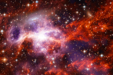 Star field in space a nebulae and a gas congestion. The elements of this image furnished by NASA.