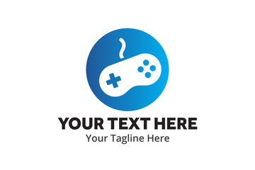 unique game simple logo creative design in flat style with color . gaming logo creative design for identity and community