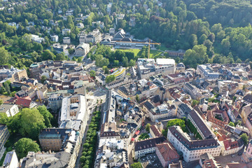 aerial view to Baden-Baden south Germany