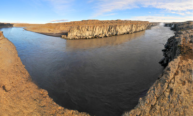 Fototapeta na wymiar Jokulsa a Fjollum river on Island
