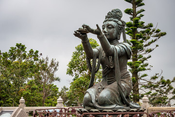 Po Lin Monastery in Hong Kong