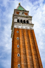 Fototapeta na wymiar St Mark's Campanile bell tower in Venice, Italy