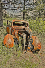 slowly being stripped of dignity and rusting away