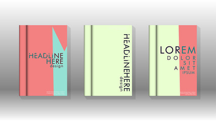 Background of abstract book cover layout. For brochures, magazines, vector templates, etc. Modern designs form geometric patterns in EPS 10