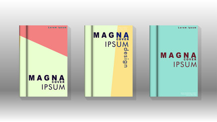 Background of abstract book cover layout. For brochures, magazines, vector templates, etc. Modern designs form geometric patterns in EPS 10
