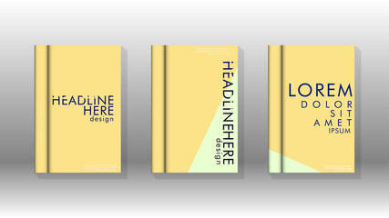 Background of abstract book cover layout. For brochures, magazines, vector templates, etc. Modern designs form geometric patterns in EPS 10