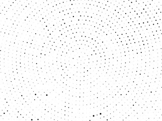 Radiating from the center dotted rays, lines