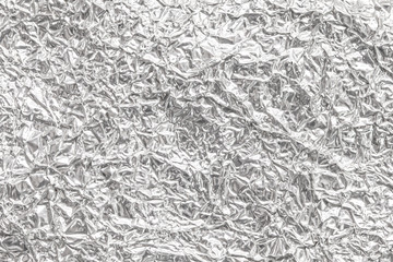 Aluminum foil background with copy area.