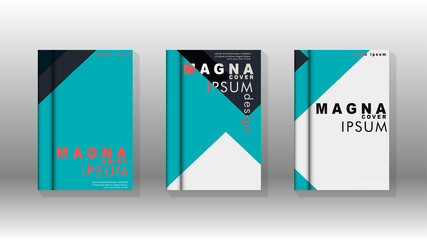 Background of abstract book cover layout. For brochures, magazines, vector templates, etc. Modern designs form geometric patterns in EPS 10