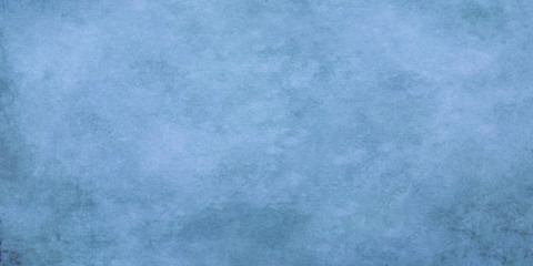 Blue wide grunge effect texture.