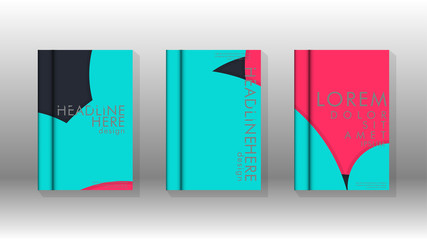 Abstract circle shape backgrounds for posters, covers, brochures, company annual business, etc.