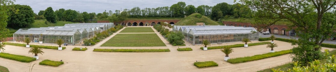 Le Havre, France - 05 31 2019: Suspended garden. Fort Saint-Adresse