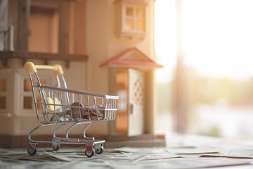 Collect money to buy a house