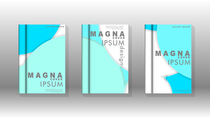 Abstract low circle shape background for corporate business annual report book cover brochure flyer poster. Eps10 vector template