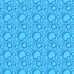 Bubble Icon Seamless Pattern