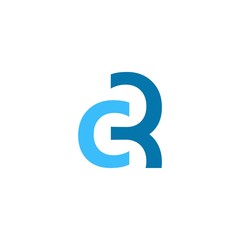 CR company linked letter logo