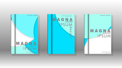 Abstract low circle shape background for corporate business annual report book cover brochure flyer poster. Eps10 vector template