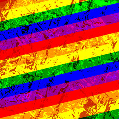 Grunge pride flag as a background
