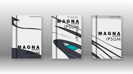 Abstract cover with liquid elements. book design concept. Futuristic business layout. Digital poster template. Design Vector - eps10