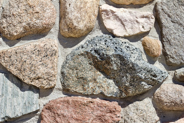 Natural rock stone wall background