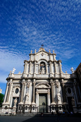 Fototapeta na wymiar cathedral of Santa Agatha in Catania