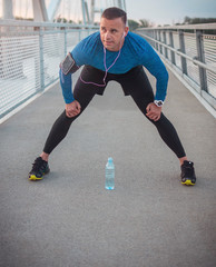 Fototapeta premium workout in the early morning light